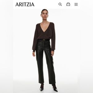 Wilford leather pants from Aritzia